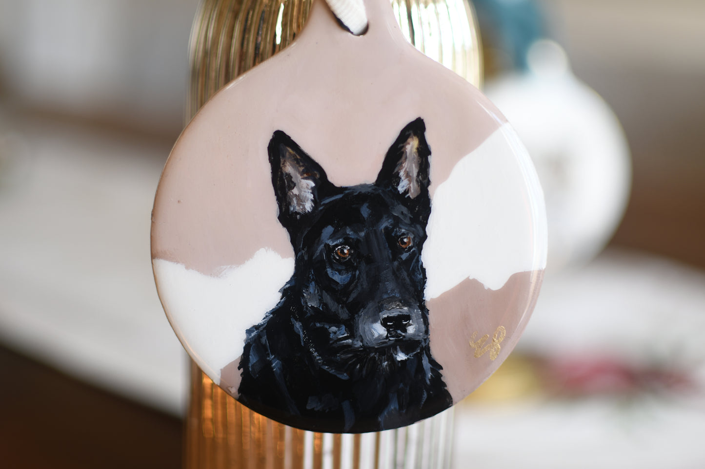 Custom Pet Portrait Ornament