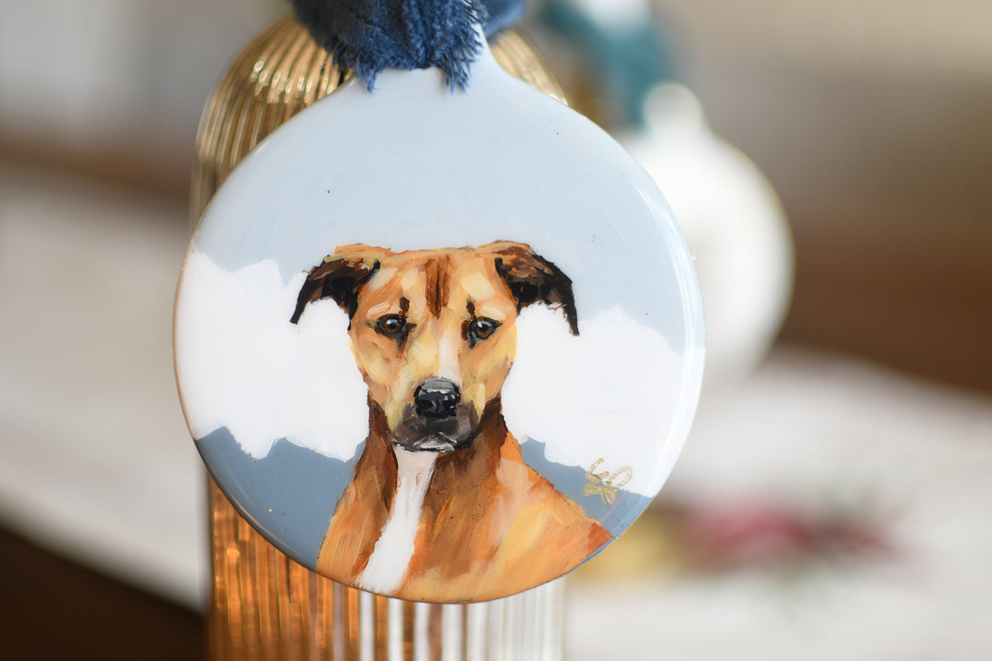 Custom Pet Portrait Ornament