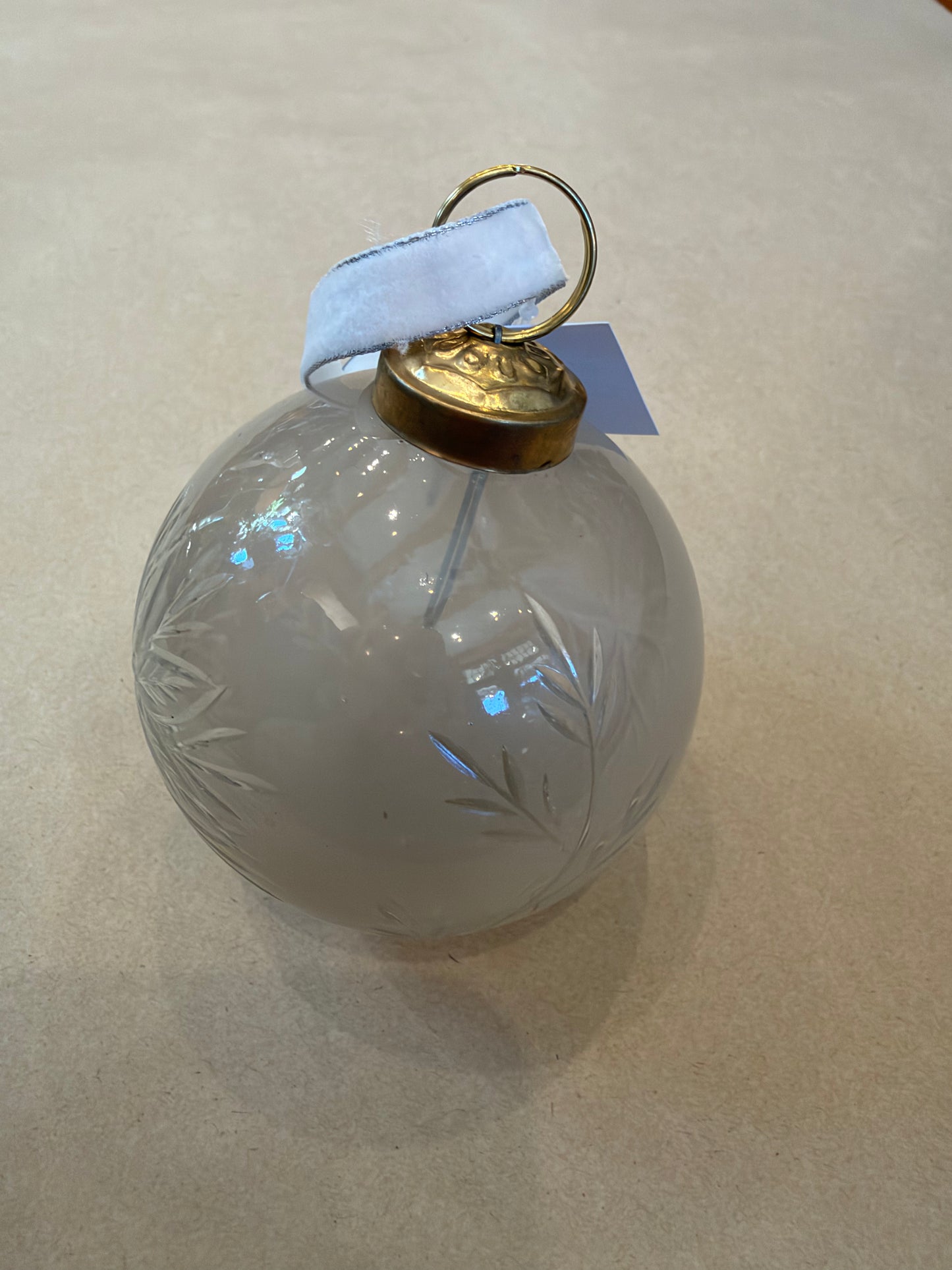 Small Cut Glass Ornament