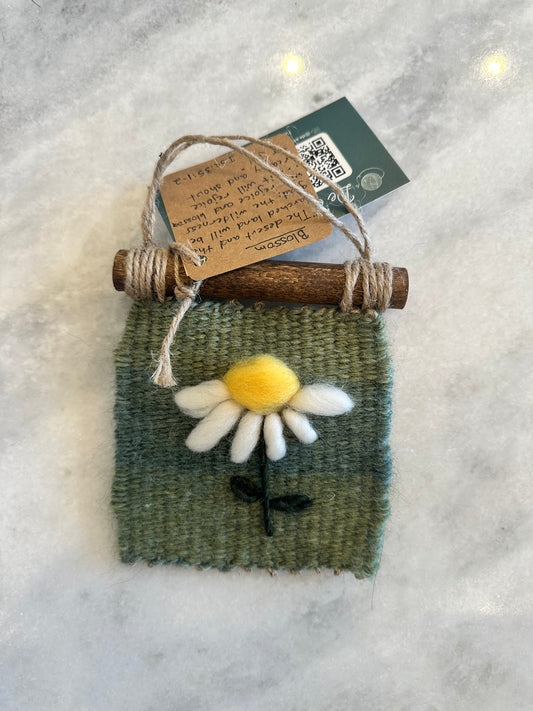 Tiny Hand Woven Art - Blossom 2