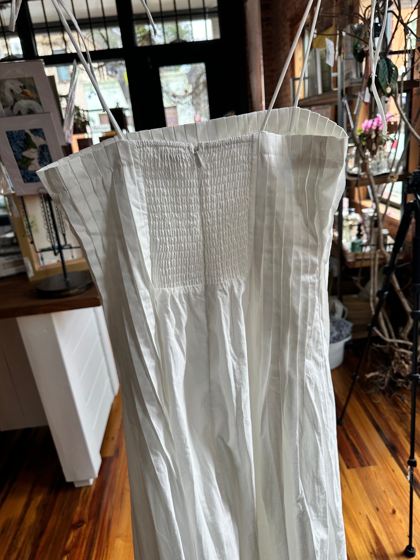 Kaye Pleated Front Detail Midi Dress