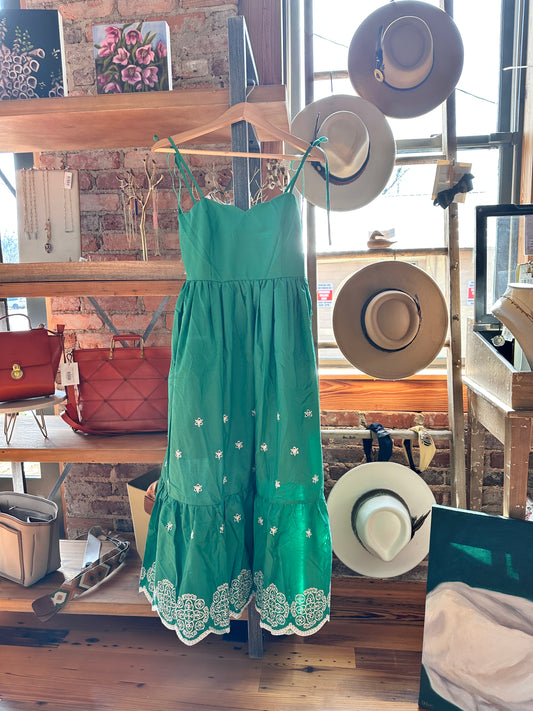 Anya - Green Maxi Dress