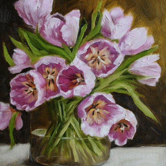 Pink Tulips Art Print