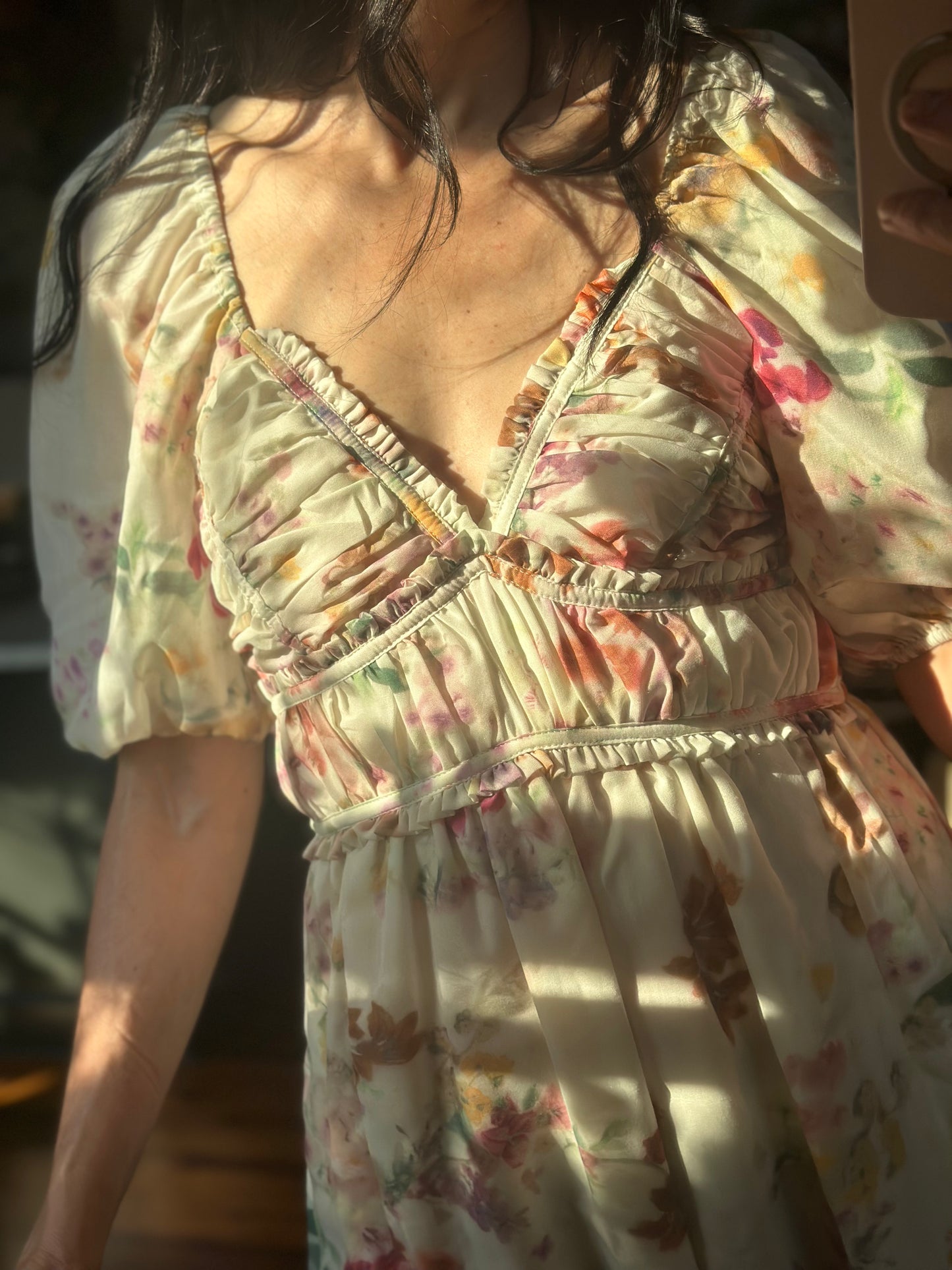 Madison Ruched Bodice Maxi Dress