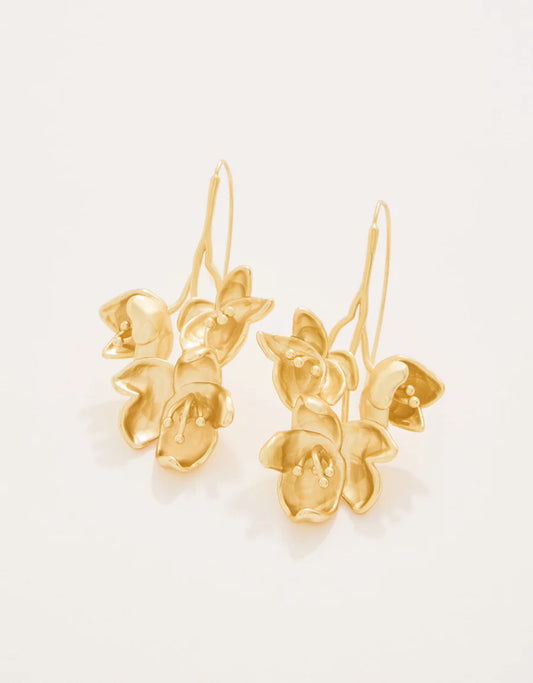 Magnolia Earrings Gold