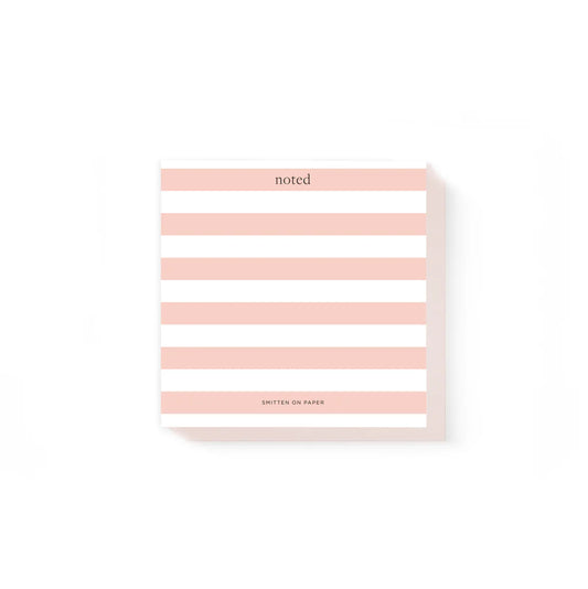 Peony Stripe Chunky Notepad