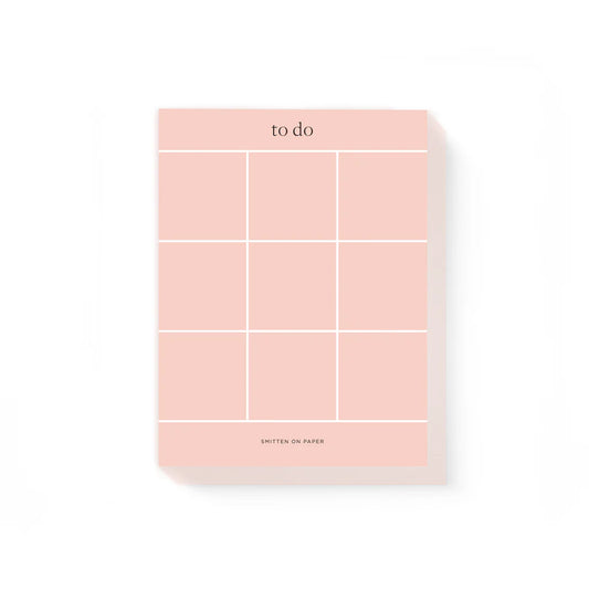 Peony Grid Chunky Notepad