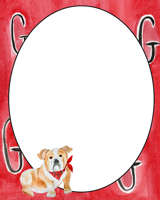Red Georgia Notepad 4x5