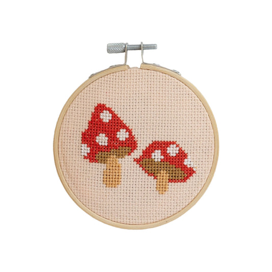 Toadstool Cross Stitch Kit