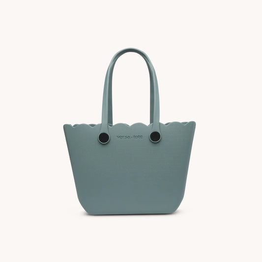 Vira Versa Tote Scalloped Teal