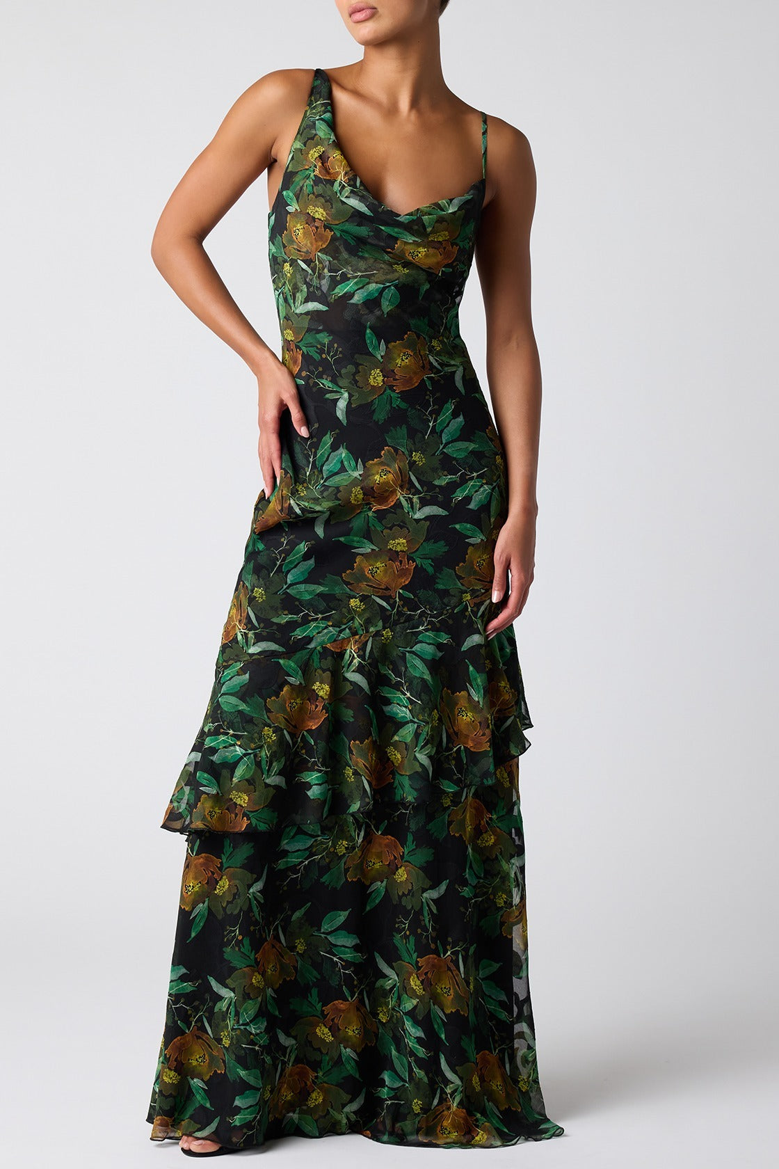 Hillary Cowl Neck Maxi Dress