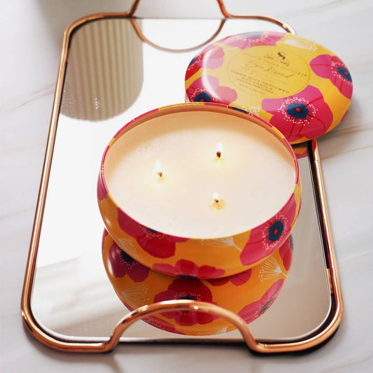 Soap & Paper Factory - Sun Kissed Three-Wick Tin Soy Candle