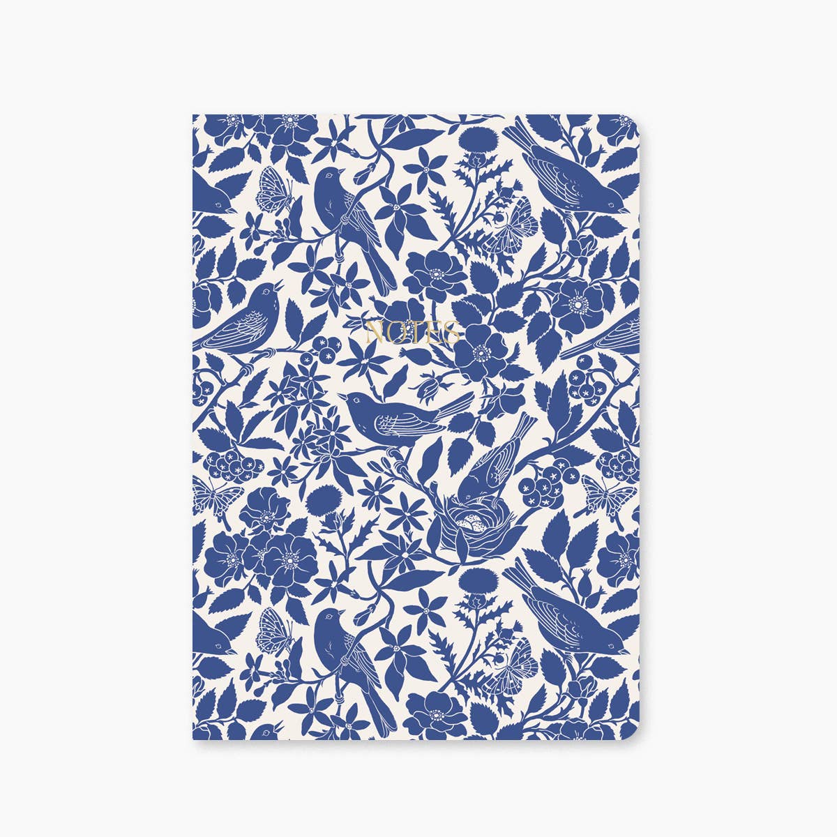 Botanica Paper Co. - BLUE BIRDS | SOFT-COVER NOTEBOOK (grid)