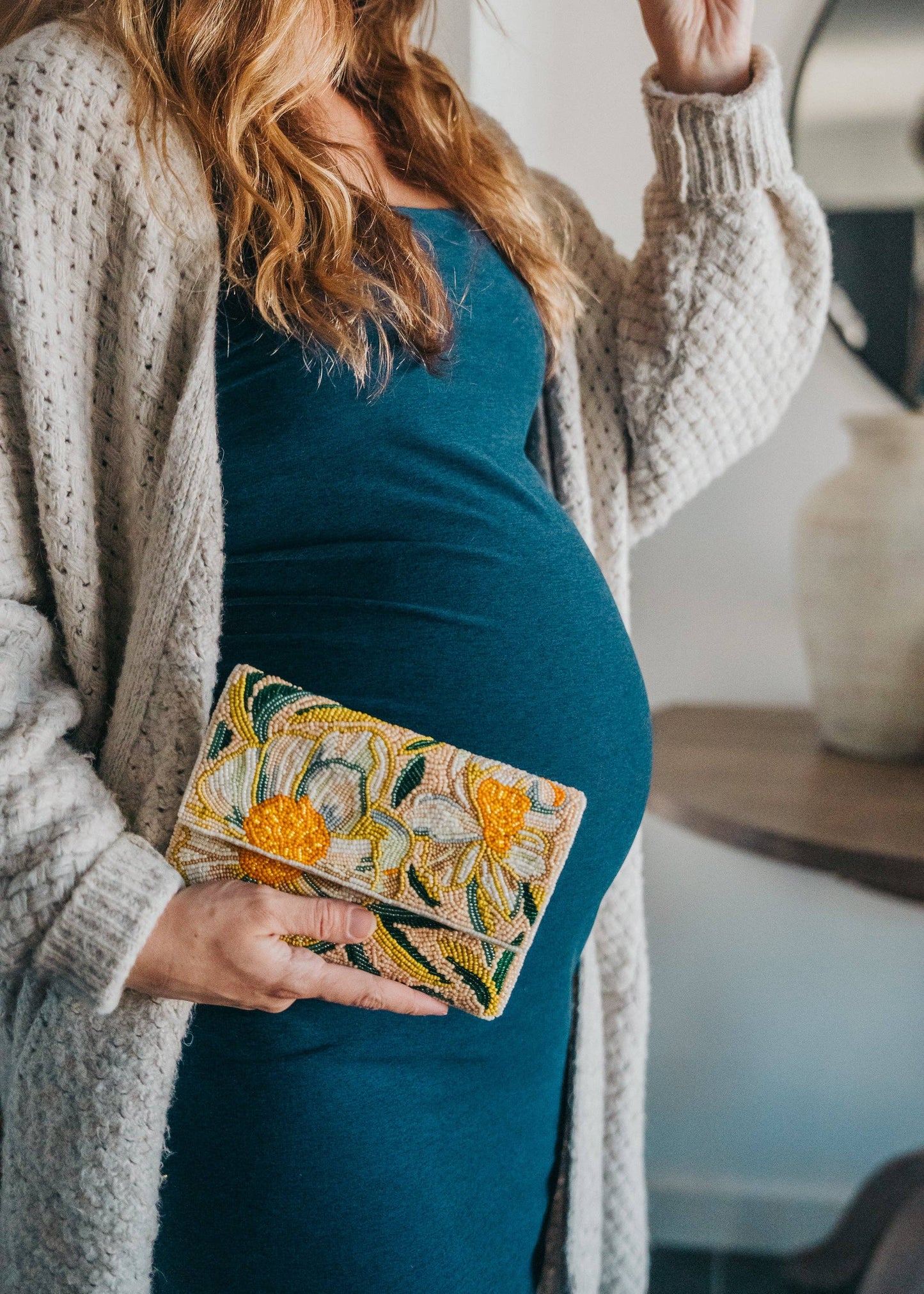 GraceLaced by Ruth Chou Simons - Claire de Lune Beaded Clutch