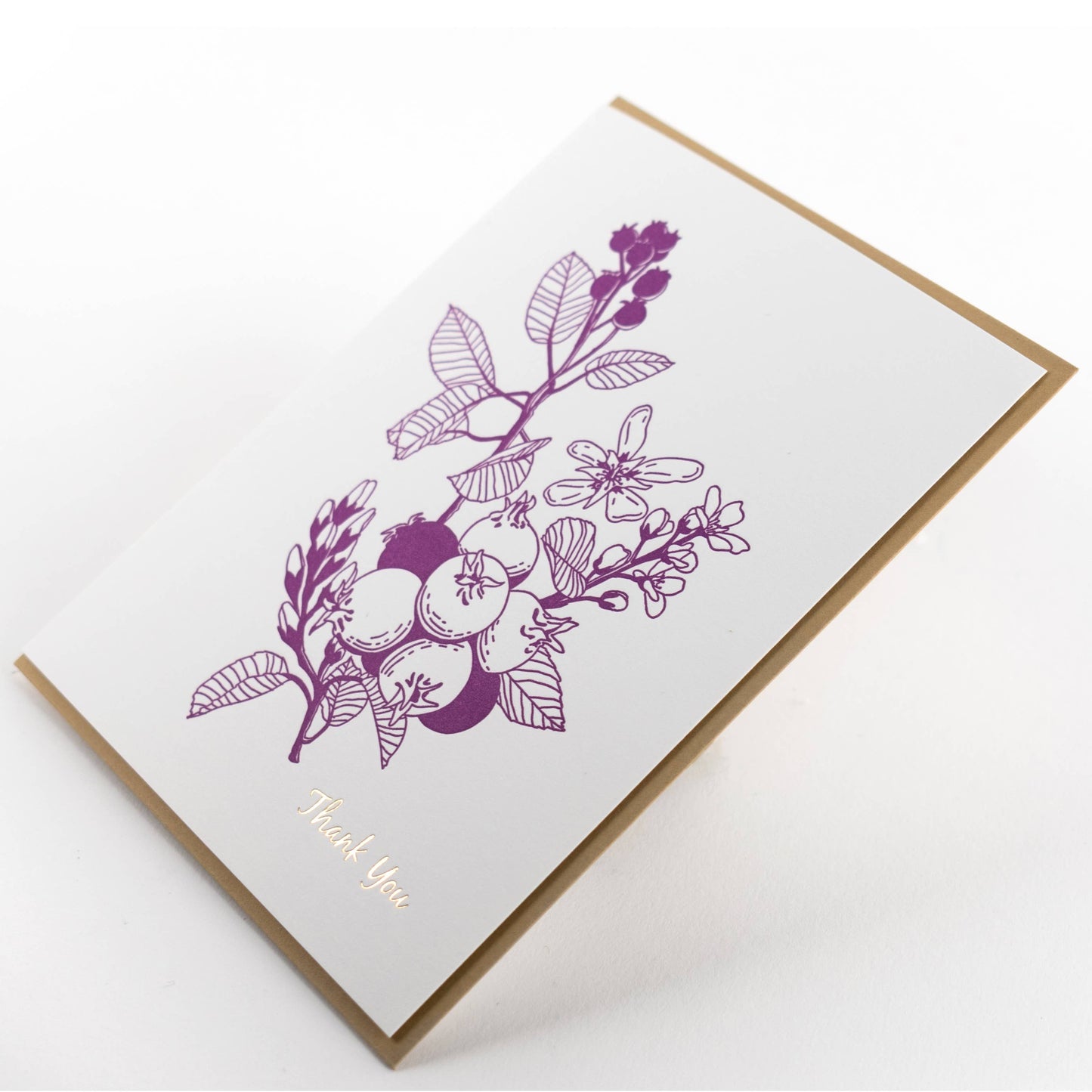 Thank you Forest Foraging Series - Saskatoon Berry: SIngle Card