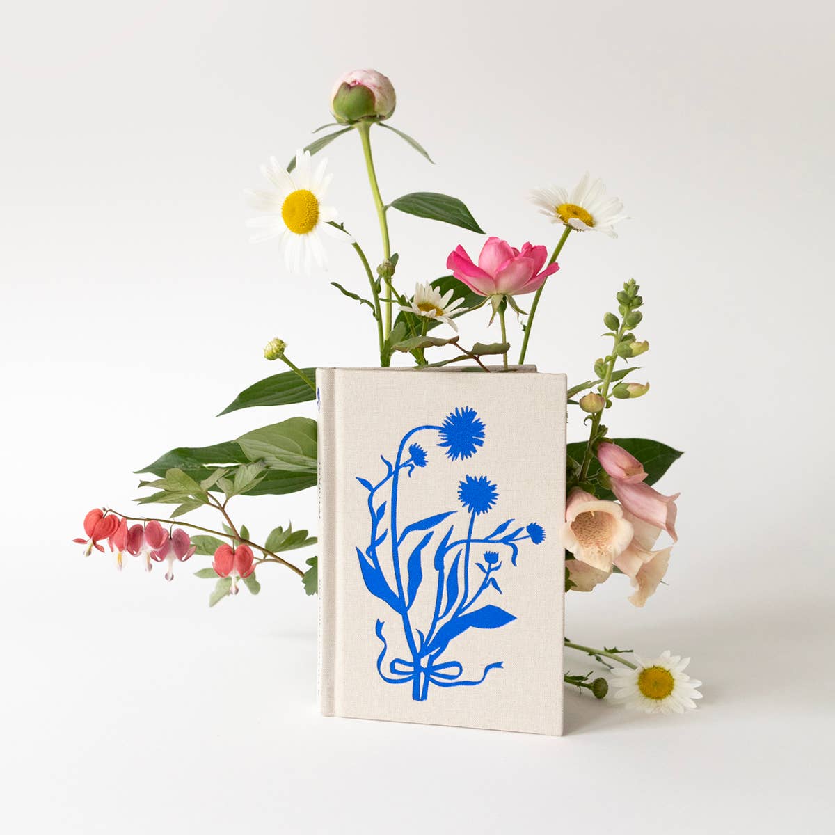Botanica Paper Co. - BLUE FLORA | MINI LINEN BOUND JOURNAL