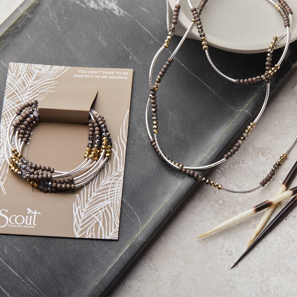 Scout Curated Wears - Scout Wrap : ivory combo/gold