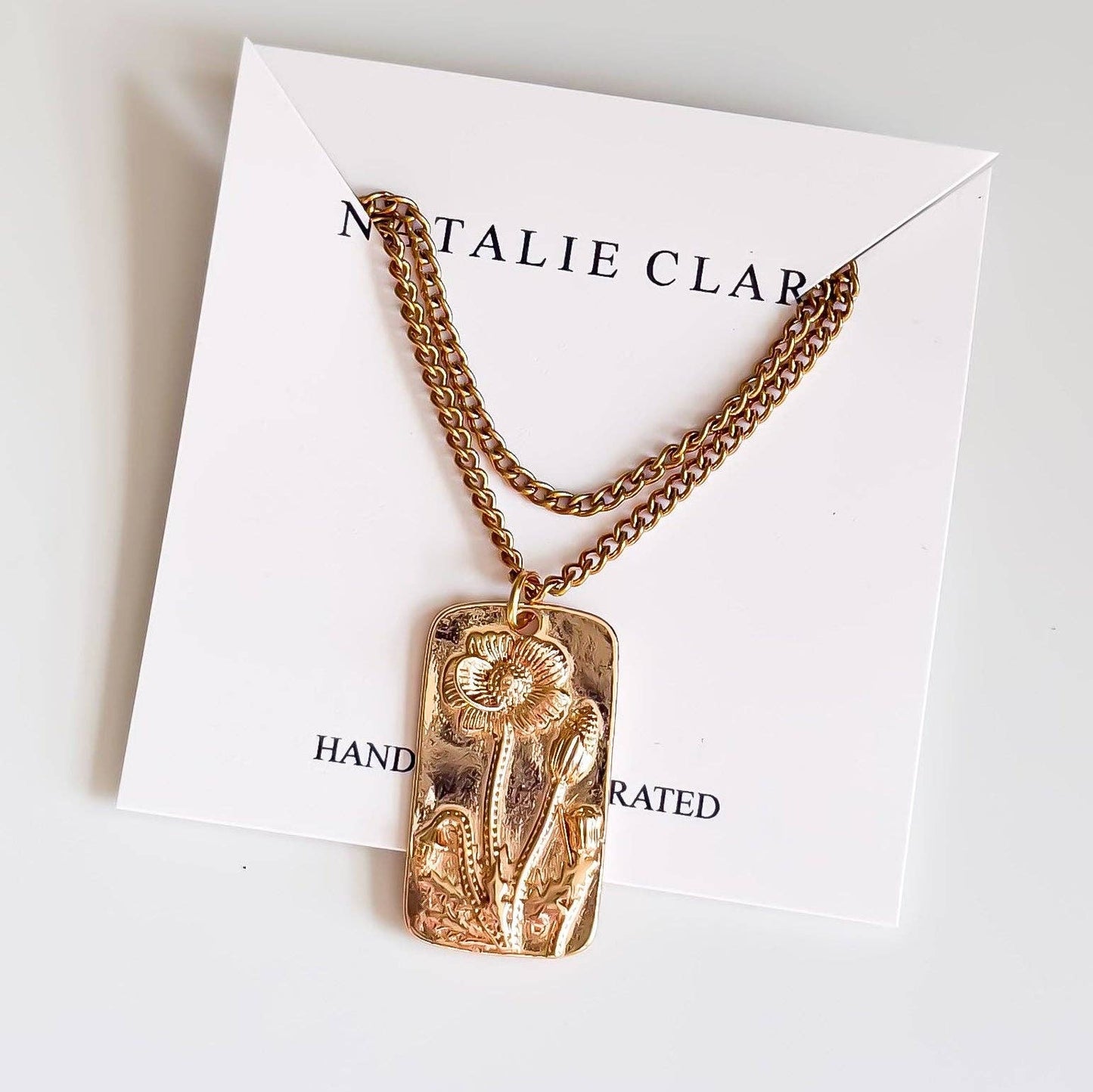 Natalie Clare Collections - Double Poppy Necklace