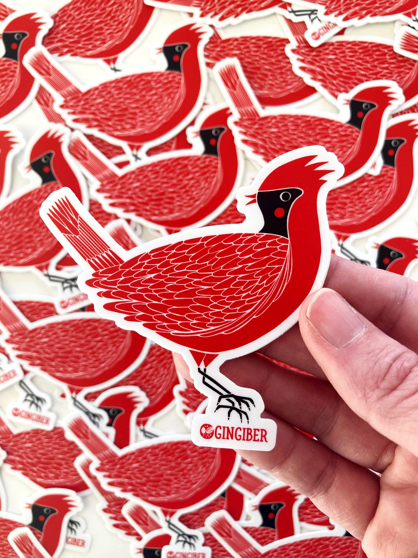 Gingiber - Cardinal Sticker