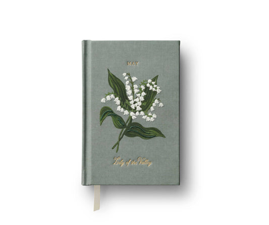 Rifle Paper Co. - Birth Month Mini Embroidered Journal - May