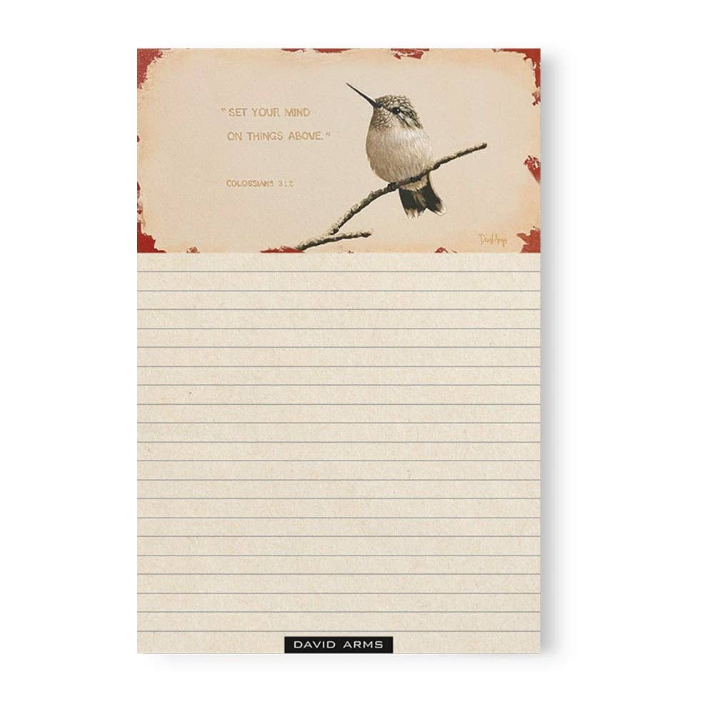 David Arms - “Set Your Mind” Notepad