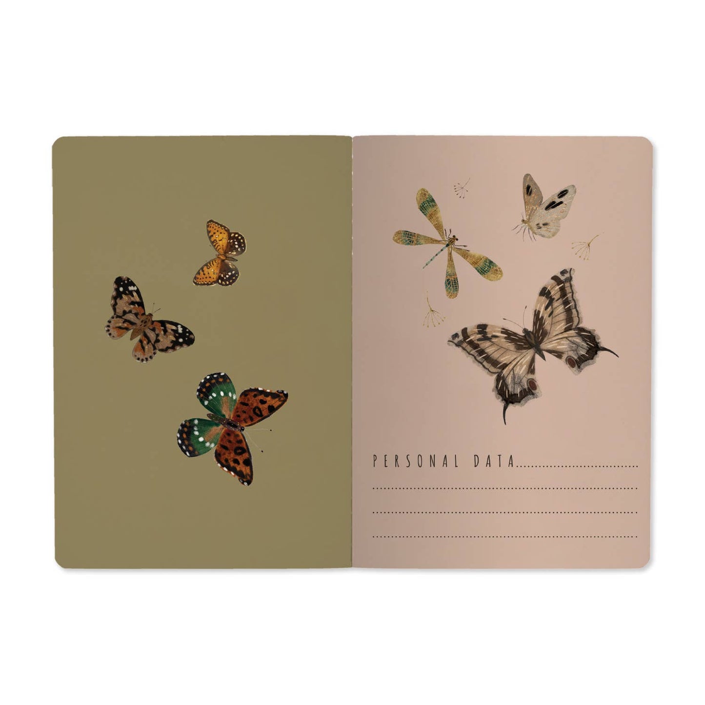 BV by Bruno Visconti - A5 Notebook - Butterflies and Berries