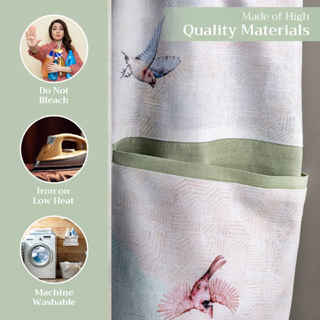 Maison d'Hermine - Design in Every Thread - Apron 100% Cotton - Spring/Summer - Flying Birds