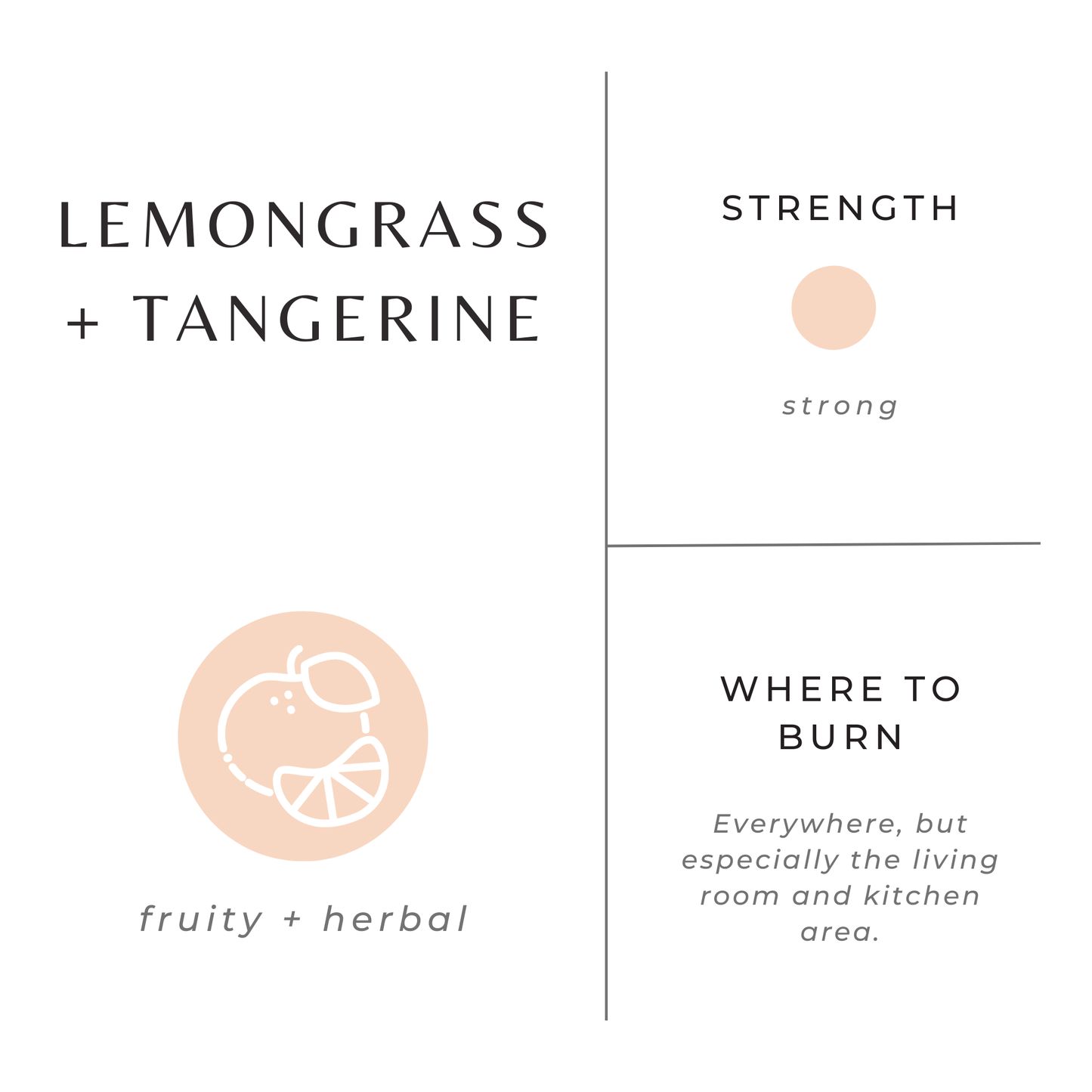 Slow North - Lemongrass + Tangerine Frosted Candle