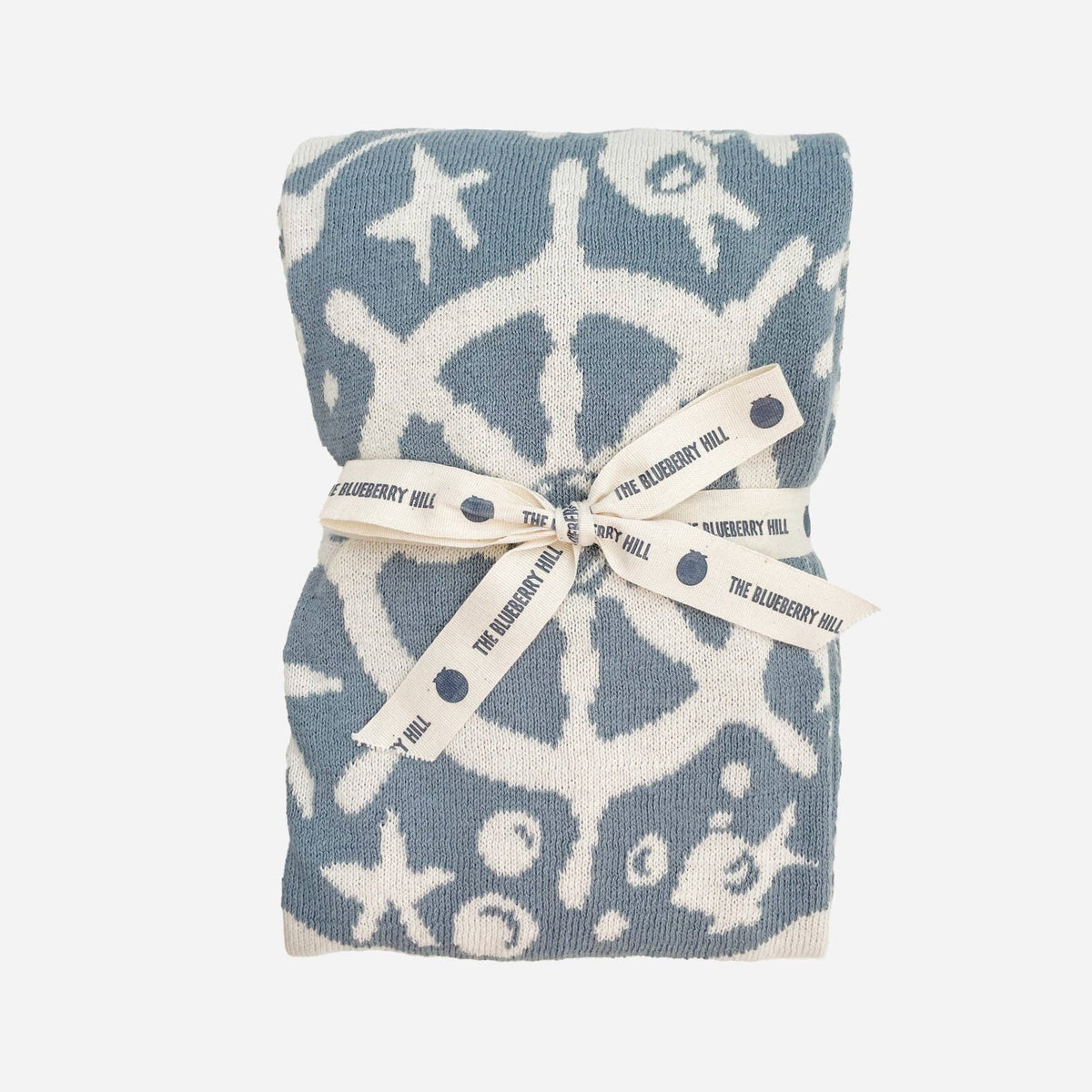 The Blueberry Hill - Blanket Nautical Summer Ocean Organic Cotton Baby Gift