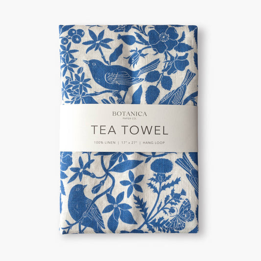 Botanica Paper Co. - SONGBIRDS | 100% LINEN TEA TOWEL
