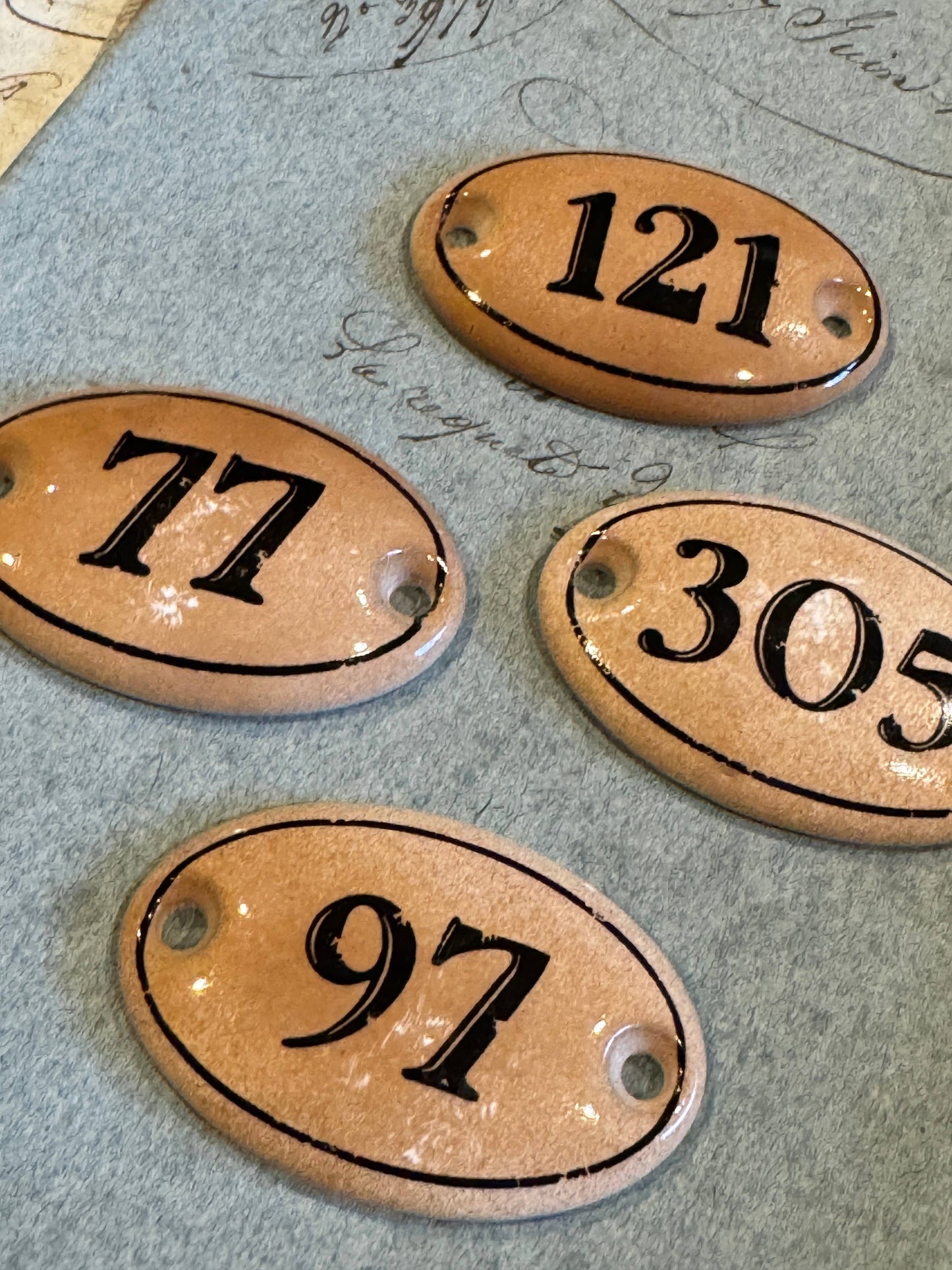 Monahan Papers - Porcelain Bisque Numbers