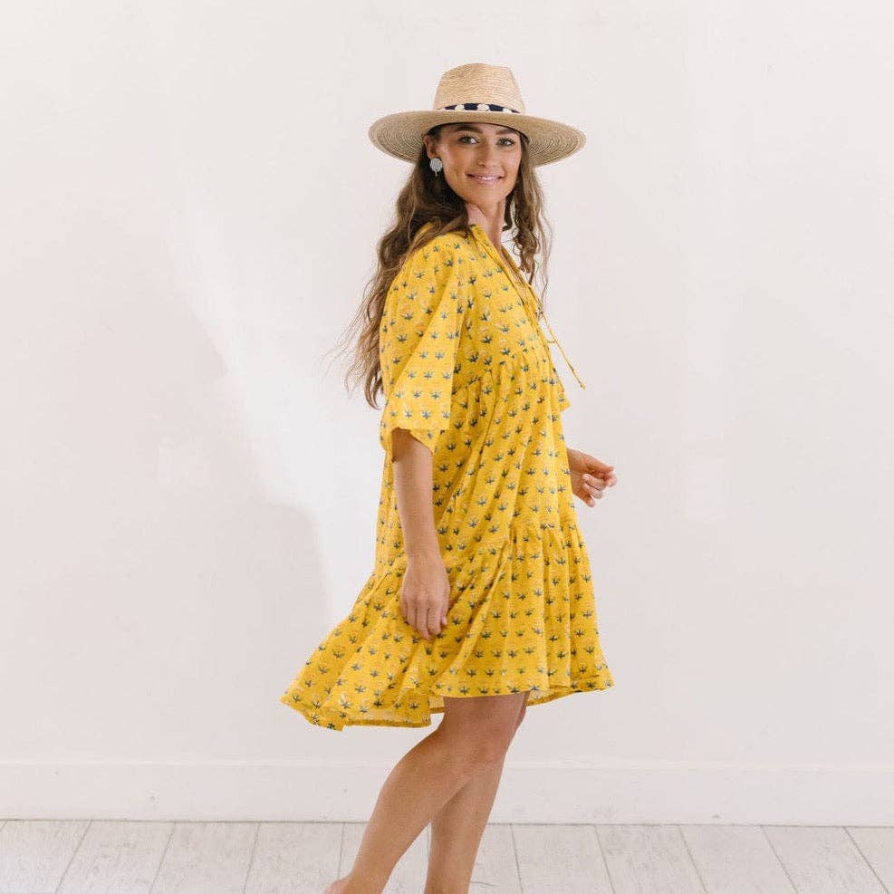 Sunshine Tienda - Yellow Marigold Bondi Dress: SM