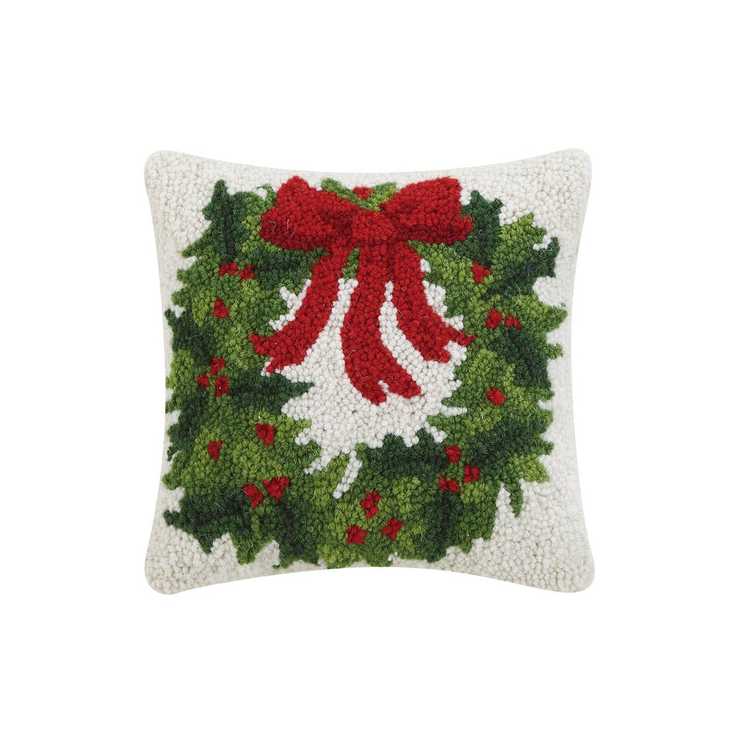 Peking Handicraft - Holiday Wreath Hook Pillow