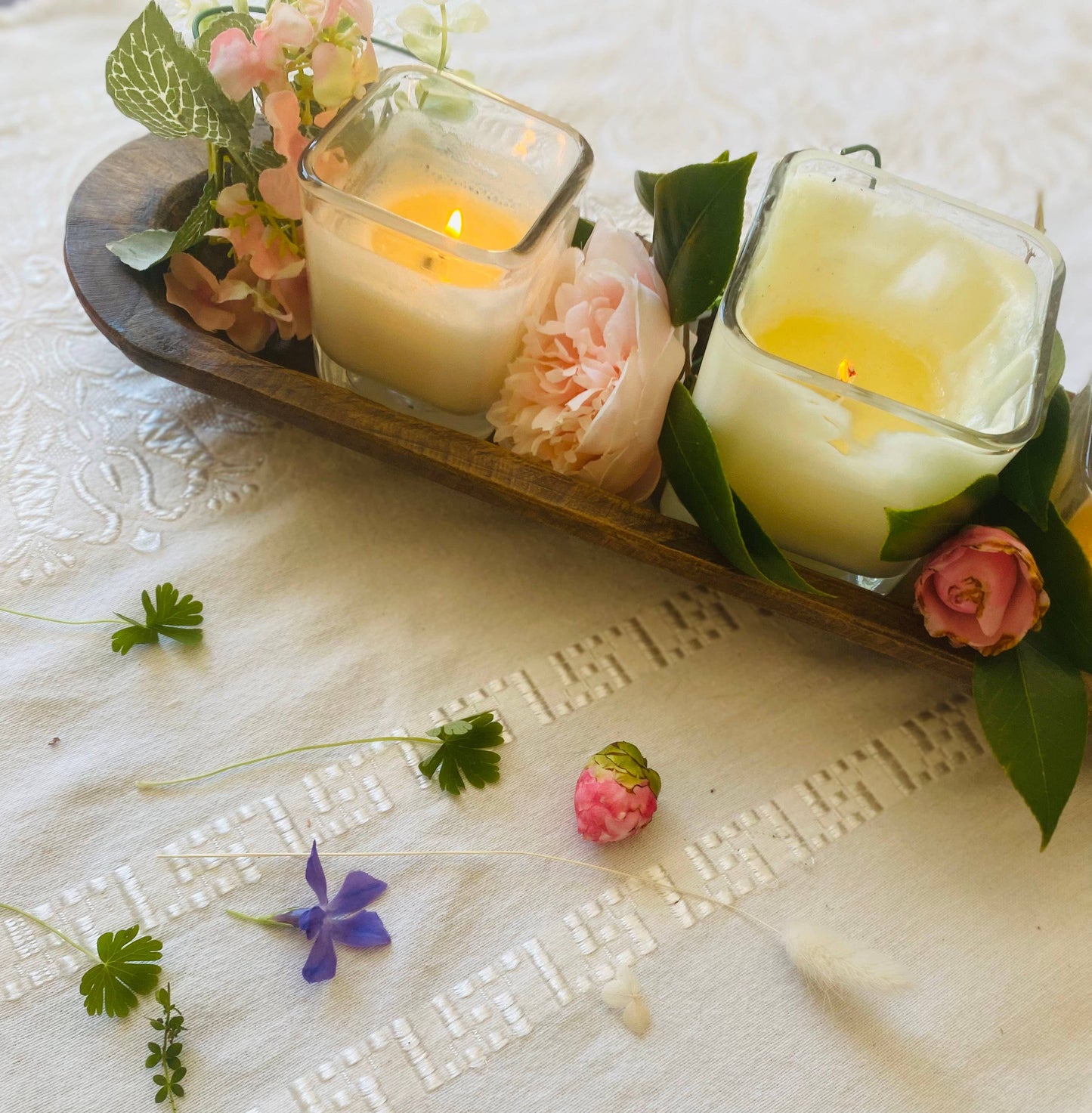 Creative Energy Candles - Citrus Basil & Wild Mint: 2-in-1 Soy Lotion Candle: Medium - 6 oz