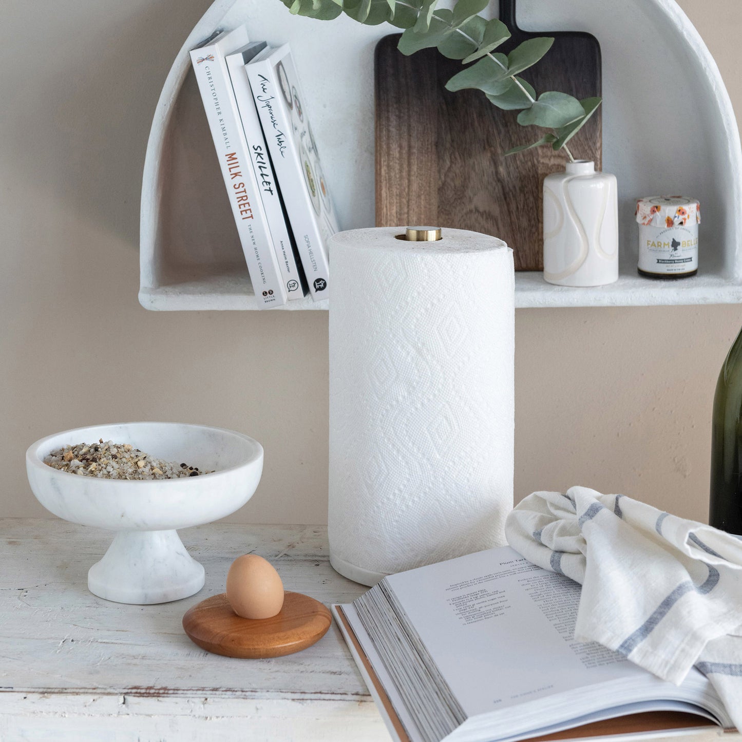 Striped Tea Towels with Tassels