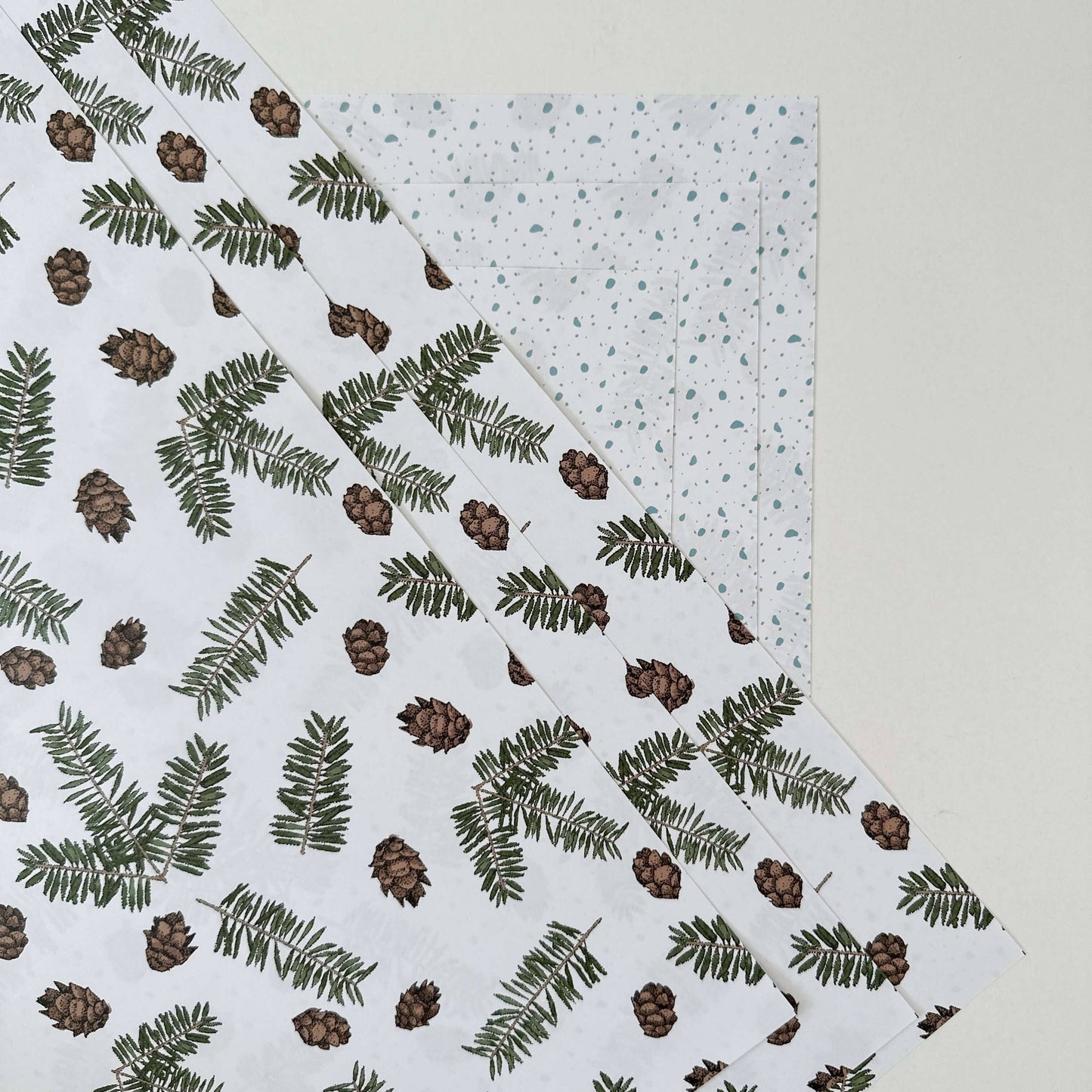 Ballard & Prescott - Pine Cone Wrapping Paper