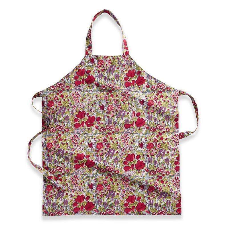 Couleur Nature - Jardin Red & Grey | Apron