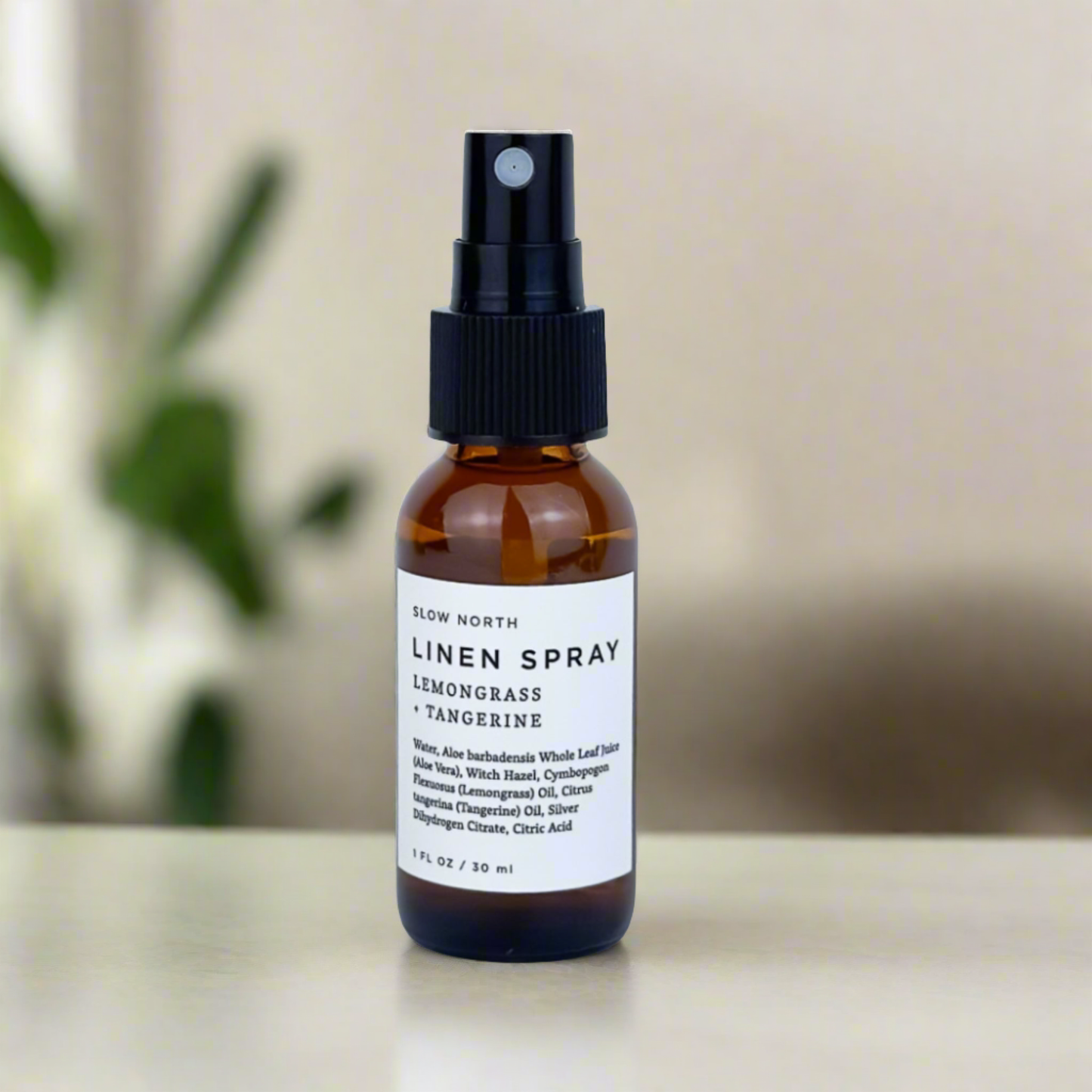 Slow North - Mini Linen Spray - Lemongrass + Tangerine