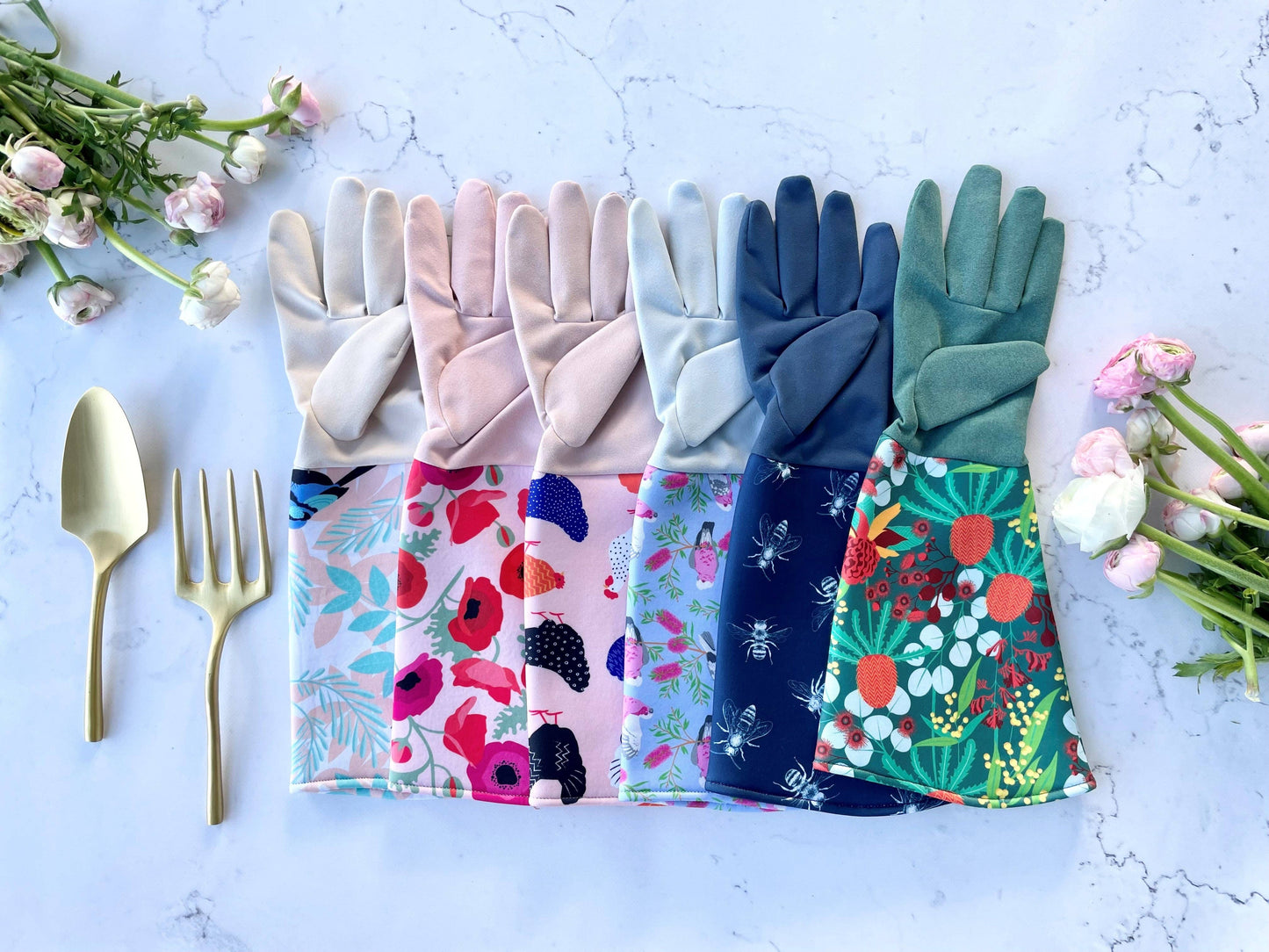 Allgifts Australia - Gardening Gloves - Blue Galah