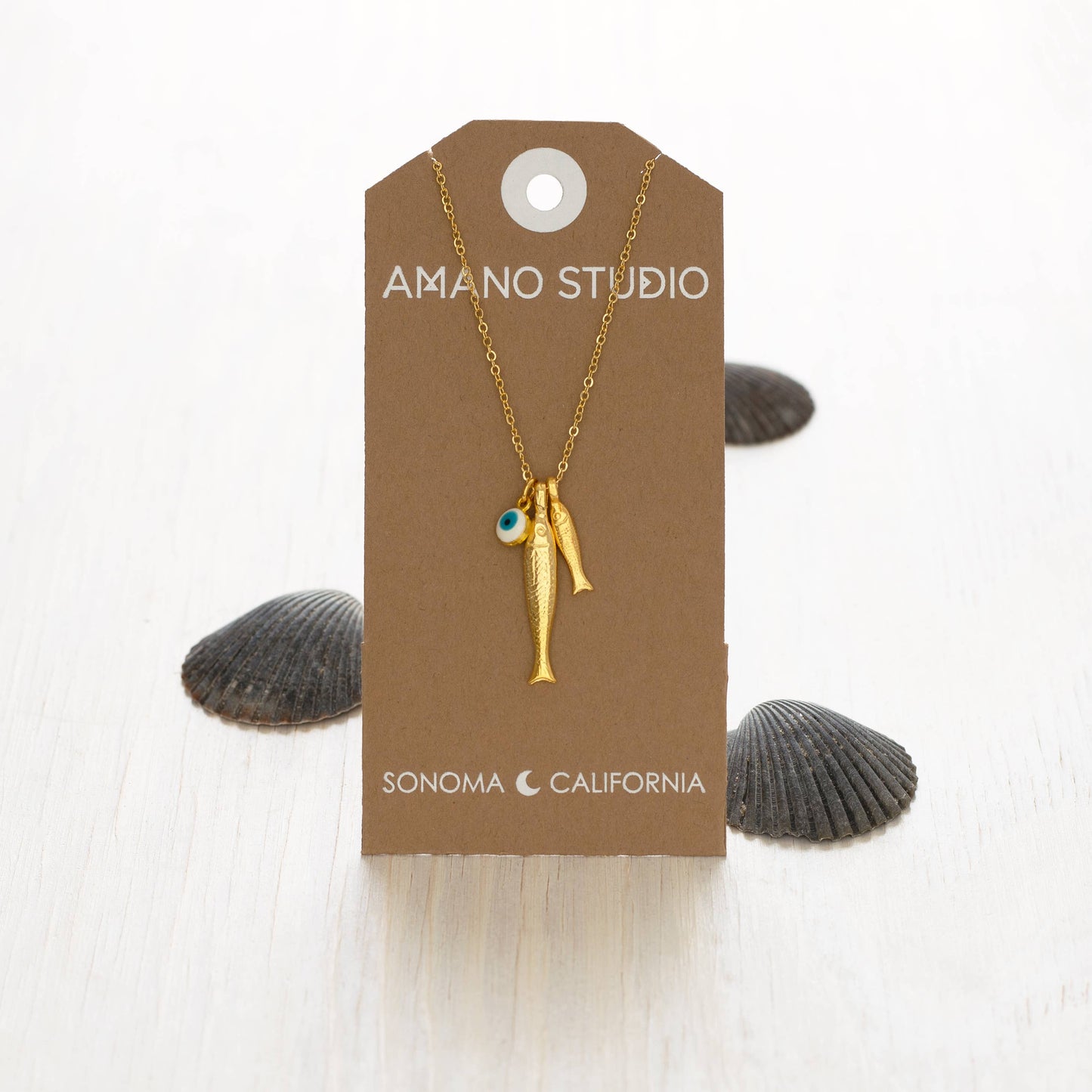 Amano Studio - Ionian Fish Charm Necklace