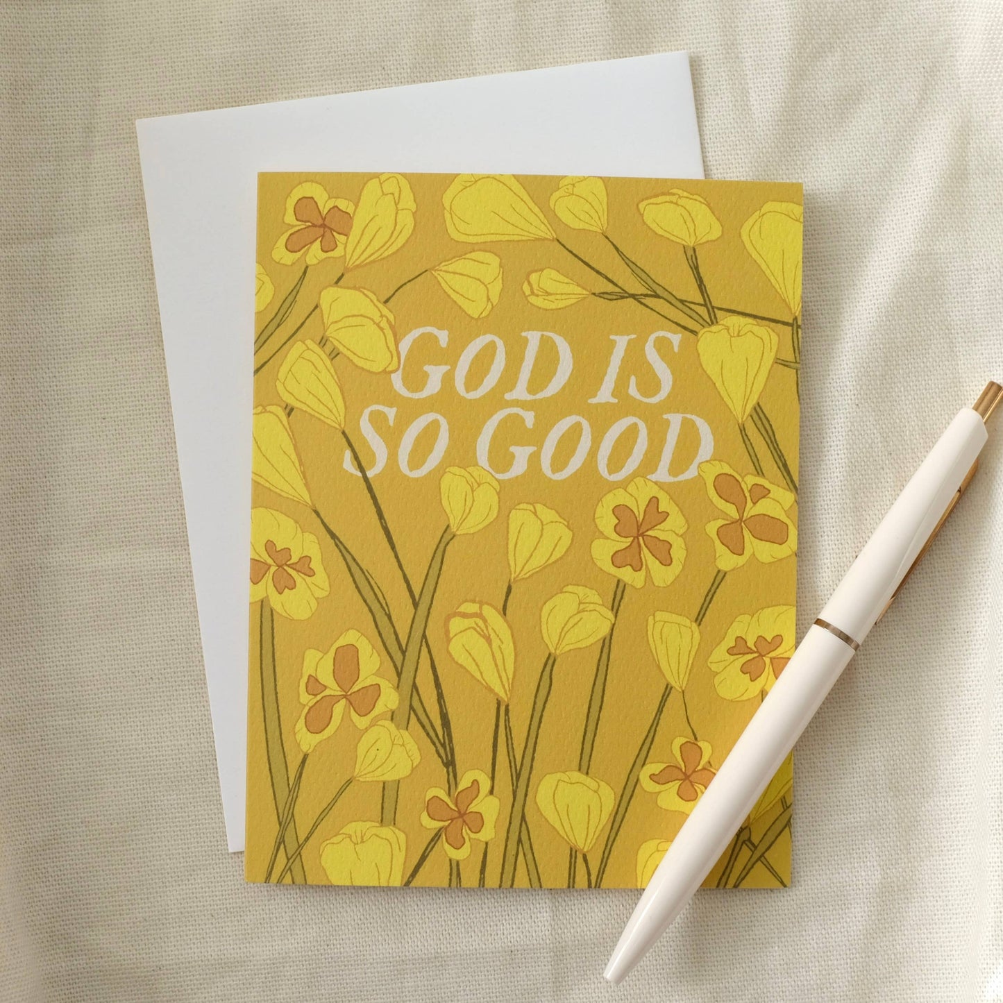 annalisa v. sawtell - God Is So Good | Poppies | Botanical Greeting Card | A2