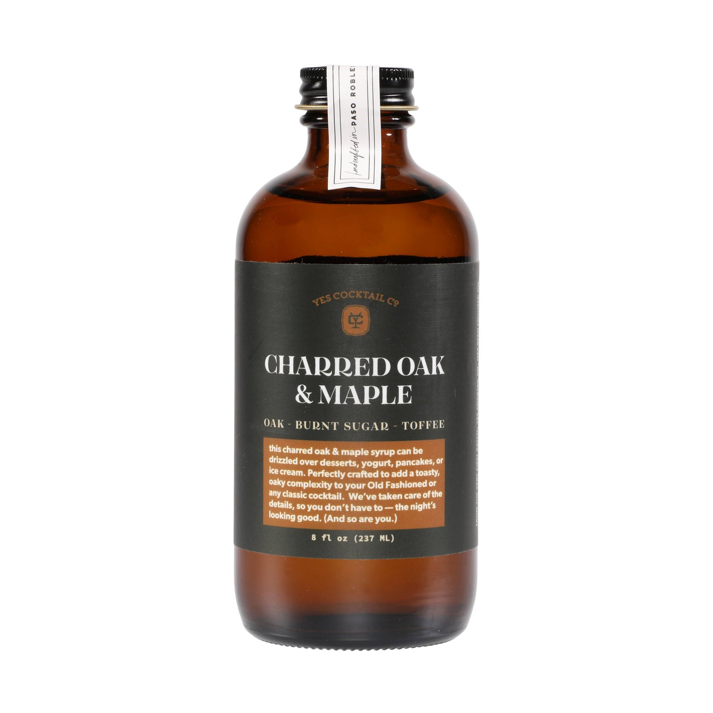 Yes Cocktail Co - Charred Oak & Maple Syrup: 8 oz