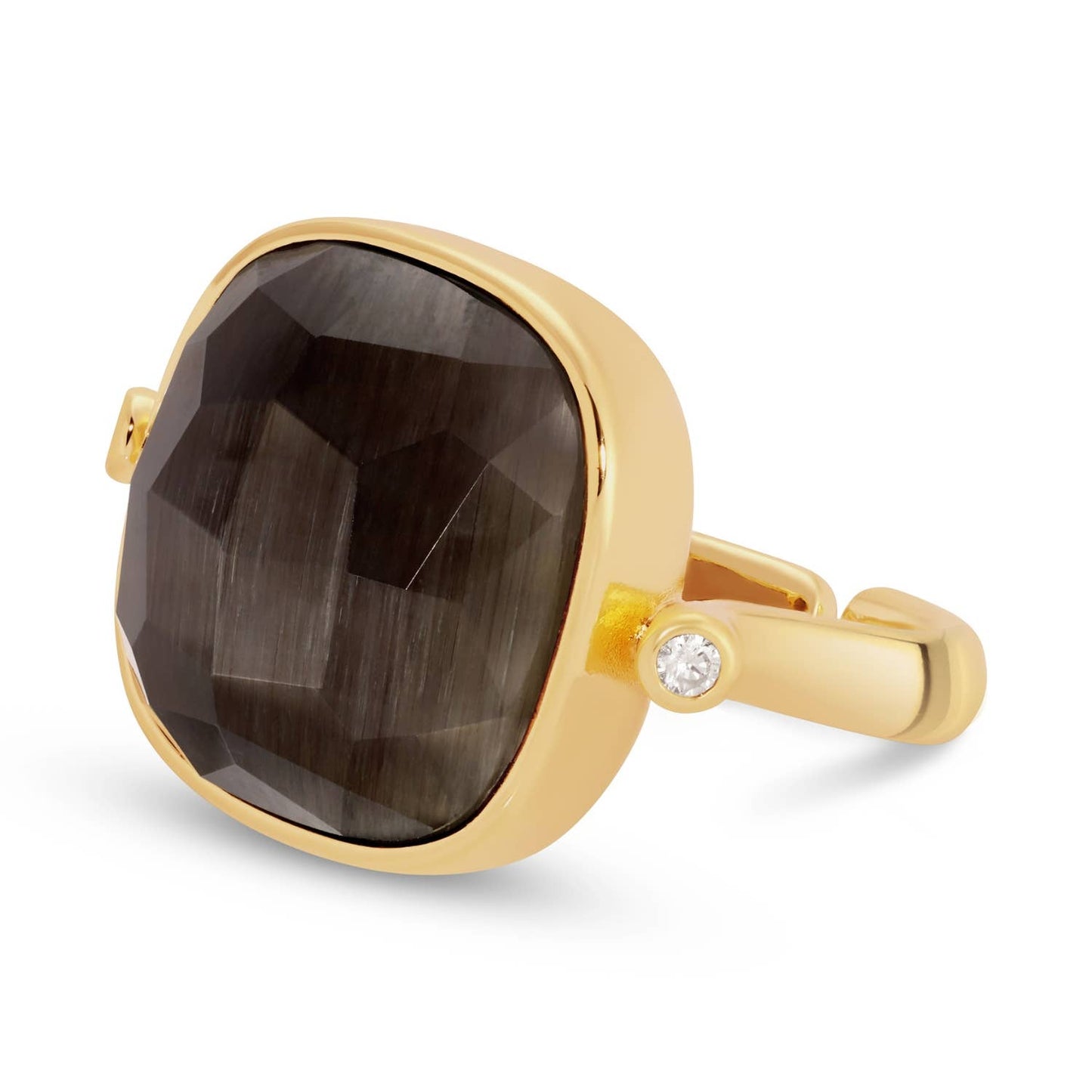 Splendid Iris - Ms. Reliability Square Stone Ring