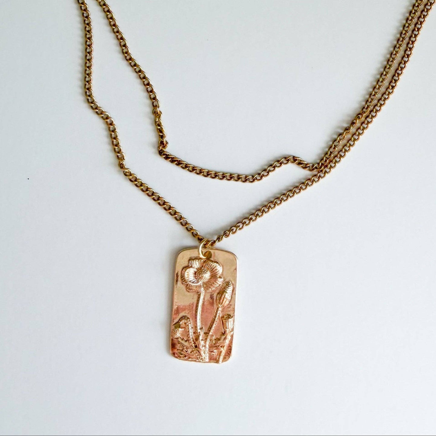 Natalie Clare Collections - Double Poppy Necklace