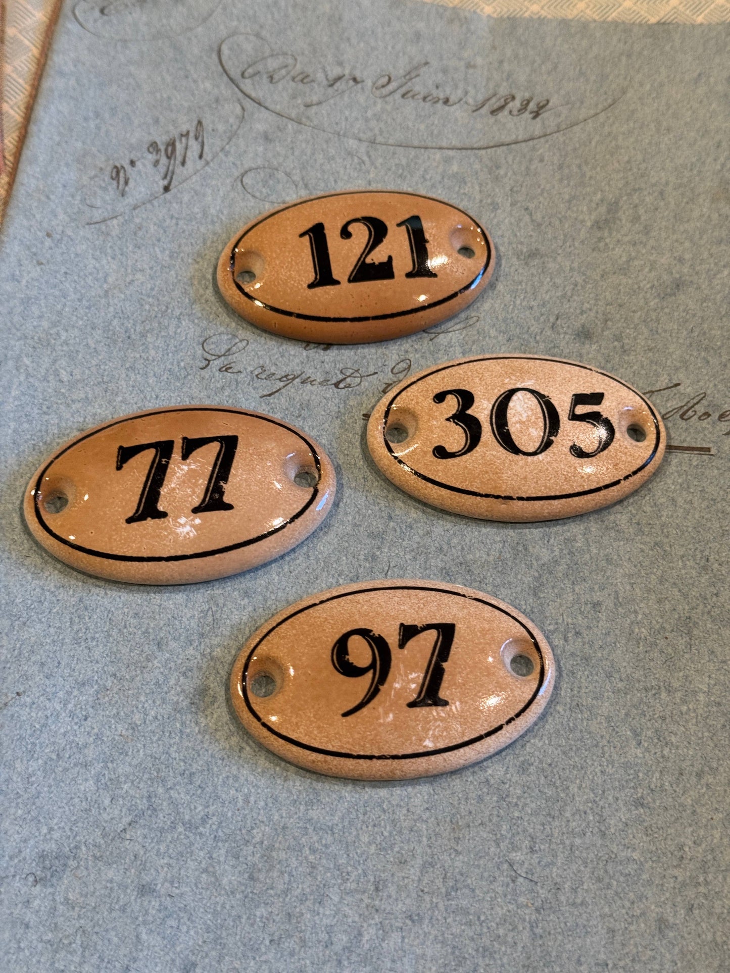Monahan Papers - Porcelain Bisque Numbers