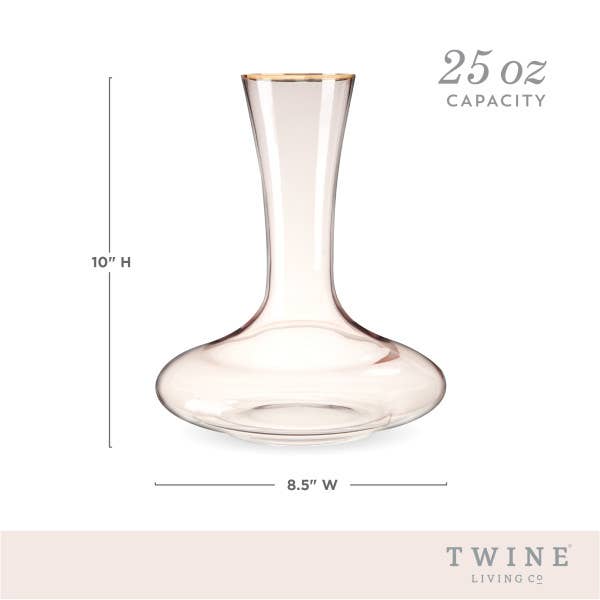 Twine - Rose Crystal Decanter by Twine