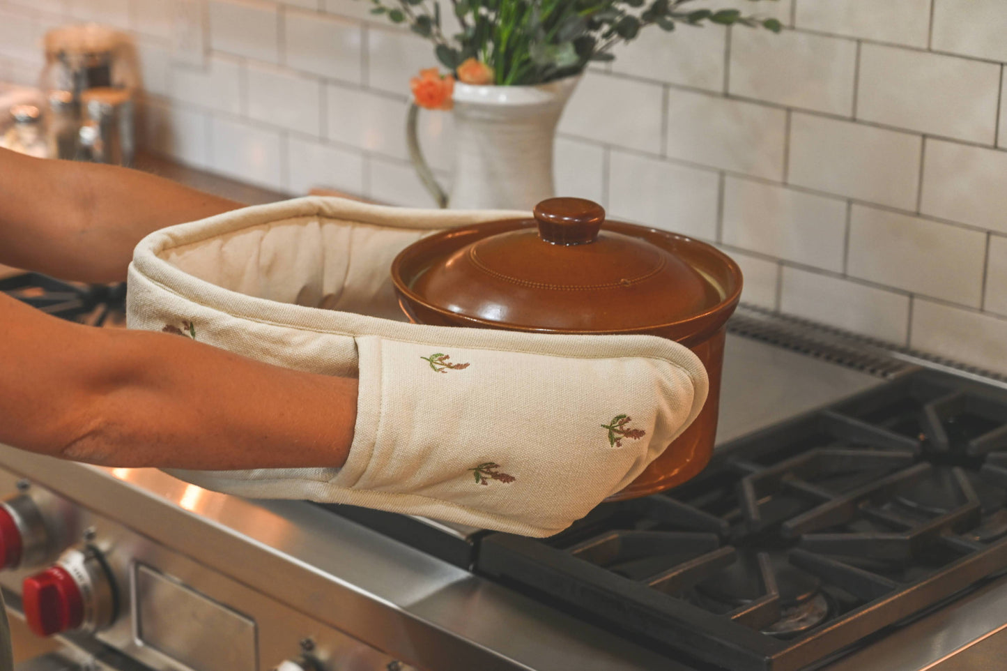 Galley and Fen - Flora Double Oven Mitt
