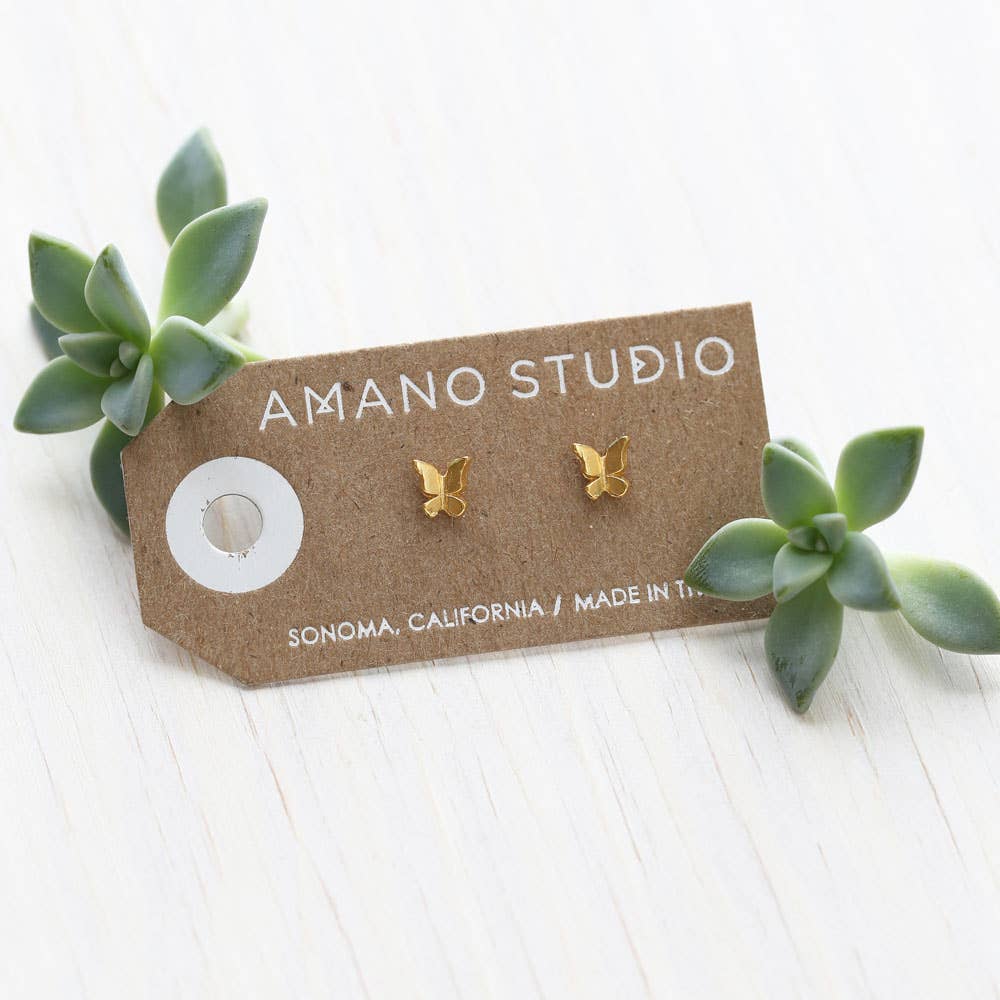 Amano Studio - Tiny Butterfly Stud Earrings