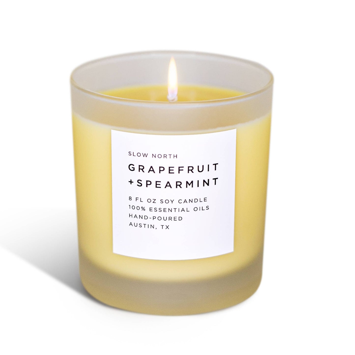 Slow North - Grapefruit + Spearmint Frosted Candle