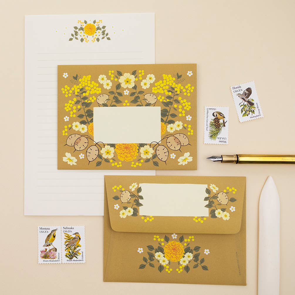 Botanica Paper Co. - SUNRISE / Letter Writing Set